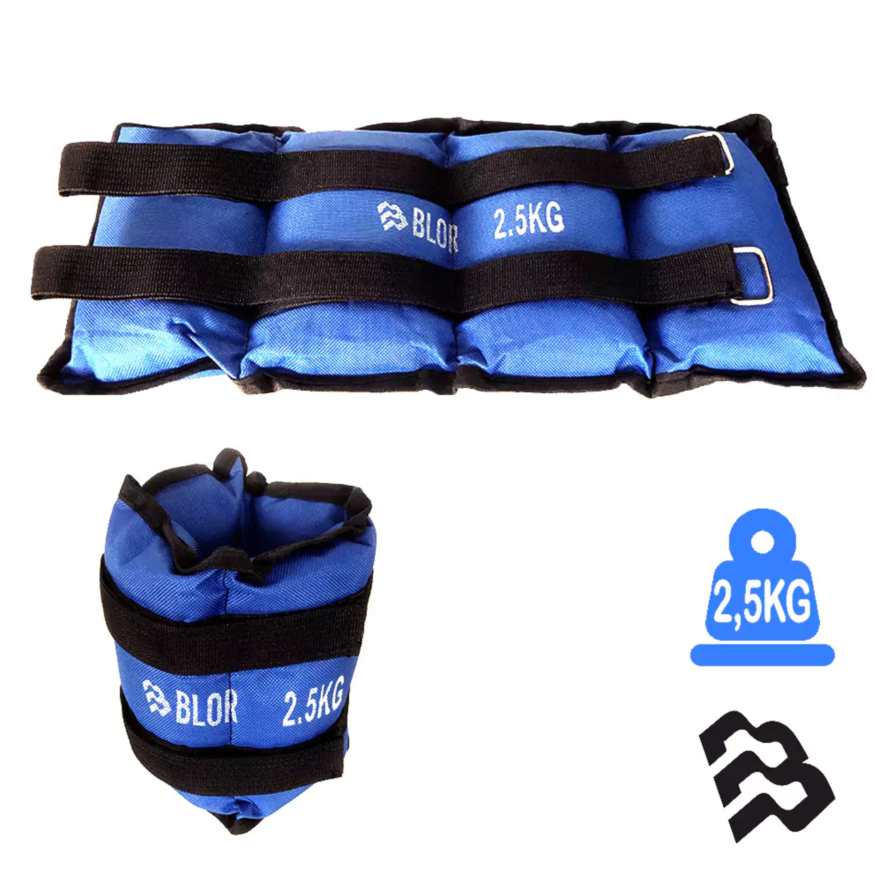 BLOR Adjustable Weighted Ankle Weights
